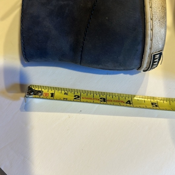 Cole Haan Grand OS mid classic shoe sneakers suede navy blue lace ups men’s - Picture 9 of 12